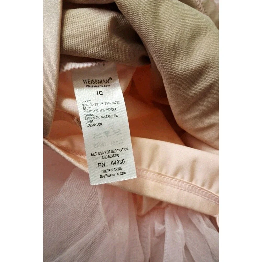 Weissman 1C Ballet Dance Costume Ballerina Tutu Baby Pink Sequin